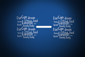 Image showing Healthy Lifestyle word cloud,