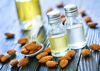 Image showing almond oil