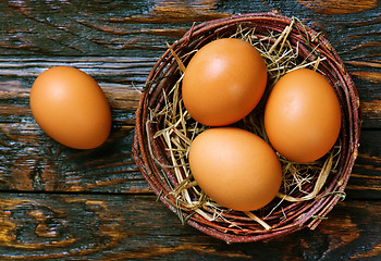 Image showing chicken eggs