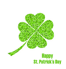 Image showing Shiny Twinkle Clover for St. Patricks Day