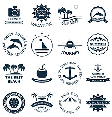 Image showing Collection Summer Labels