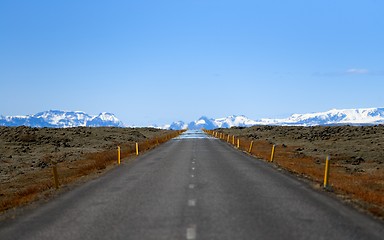 Image showing Long hard road