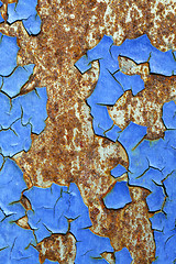 Image showing Rust and paint texture