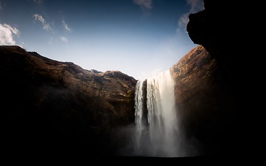 Image showing Waterfall in Iceland