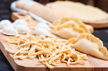 Image showing raw flour products