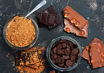 Image showing cocoa and chocolate