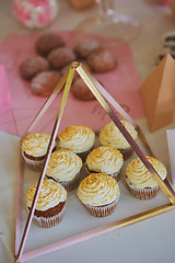 Image showing Dessert table for a wedding party