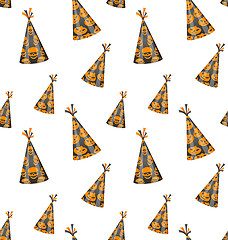 Image showing Halloween Seamless Pattern