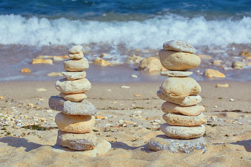 Image showing Pyramid of Pebbles 