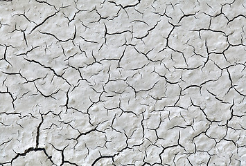 Image showing Cracked plaster on a wall