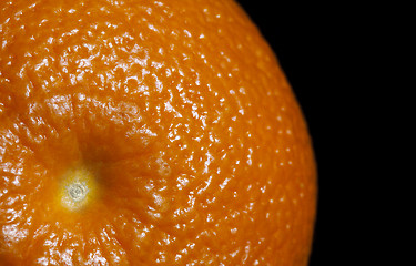 Image showing Orange on the black background