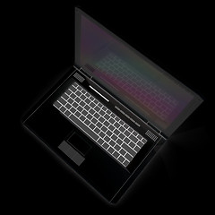 Image showing Laptop computer. 3d render