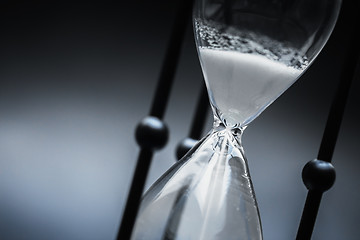 Image showing Hourglass with white sand