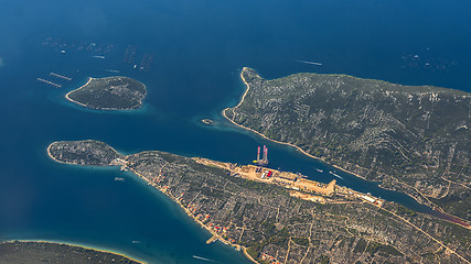 Image showing Croatia aerial view