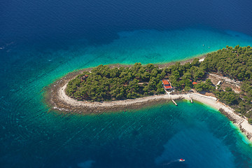 Image showing Croatia aerial view