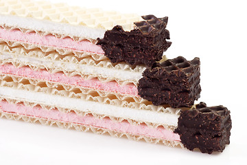 Image showing Chocolate Marshmallow Wafers