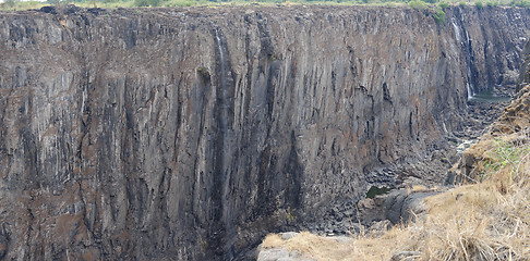 Image showing empty waterfall Victoria