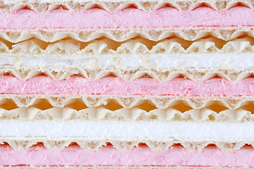 Image showing Marshmallow wafers