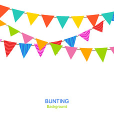 Image showing Set Bunting Pennants