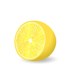 Image showing Lemon Slice Isolated