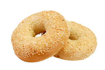 Image showing Two Bagels