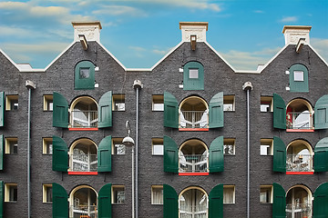 Image showing Black Residential Building