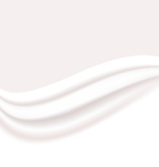 Image showing Milky or Creamy Wavy Background