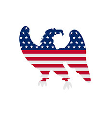 Image showing Eagle Symbol National pride America for Independence Day 4th of 