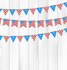 Image showing Set Bunting Pennants