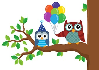 Image showing Party owls theme image 5
