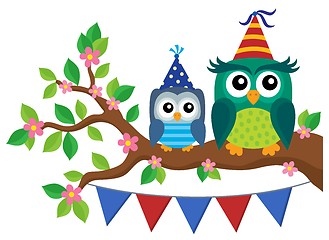 Image showing Party owls theme image 4