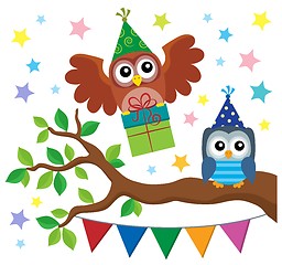 Image showing Party owls theme image 3
