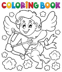 Image showing Coloring book with Cupid 5