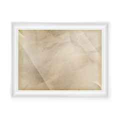 Image showing white frame with Old paper. EPS 10