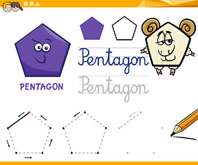Image showing cartoon basic geometric shapes
