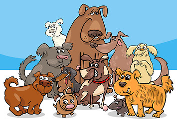 Image showing cartoon dog characters group