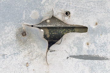 Image showing The abandoned wreck of a US military plane on Southern Iceland