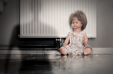 Image showing Abandoned doll