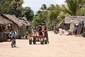 Image showing Malagasy peoples everyday life in Madagascar