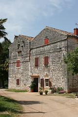 Image showing A typical little old village in the Istria, Croatia