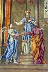 Image showing Engagement of Virgin Mary