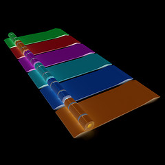 Image showing karemats. 3D illustration