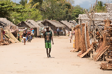 Image showing Malagasy peoples everyday life in Madagascar