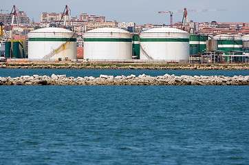 Image showing industry business petrol refinery