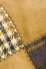 Image showing background tweed wool fashion