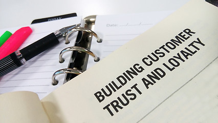 Image showing Building customer trust and loyalty