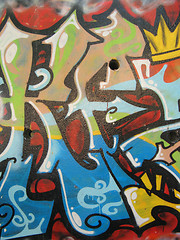 Image showing abstract colored graffiti