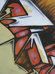 Image showing abstract colored graffiti detail