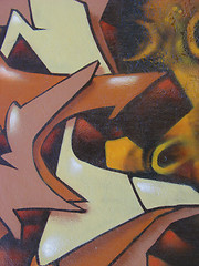 Image showing abstract colored graffiti