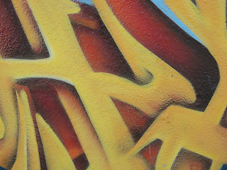 Image showing abstract colored graffiti